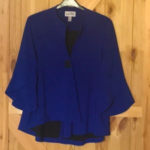 Joseph Ribkoff sapphire blue jacket.